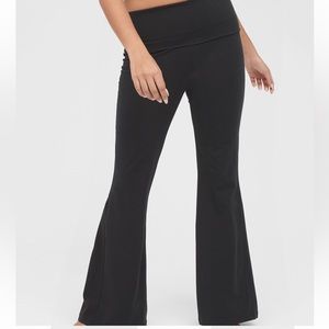 Aerie OG high waisted fold over flare Leggings Sz L